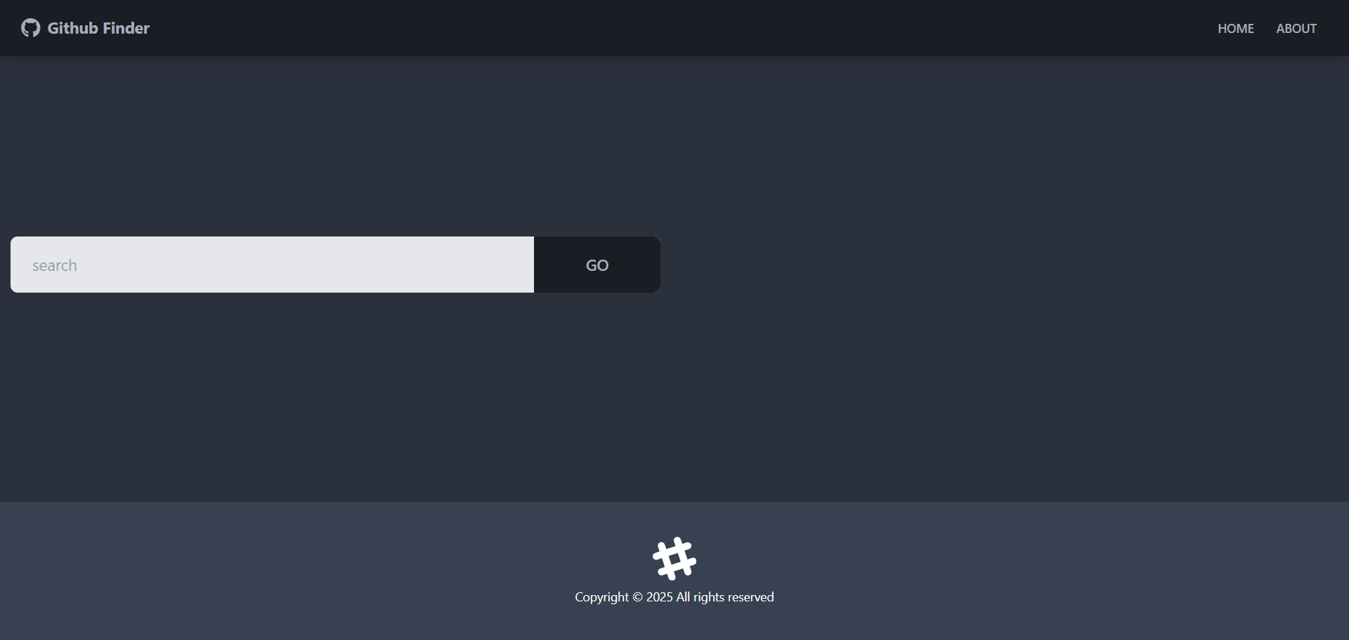 GitHub RepoFinder Screenshot